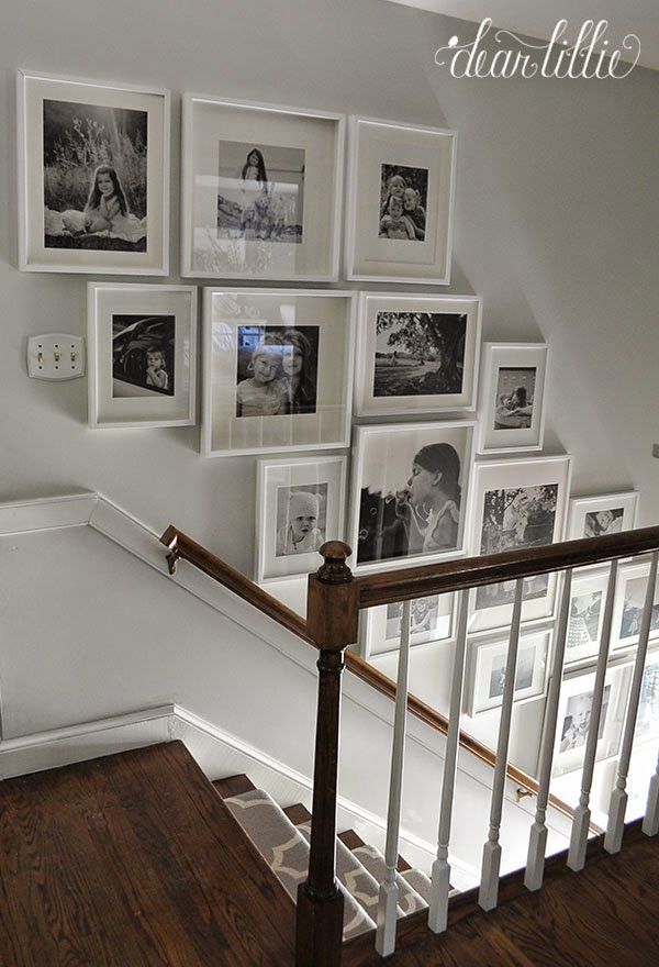 Dear Lillie Finally A Gallery Wall For Our Stairway