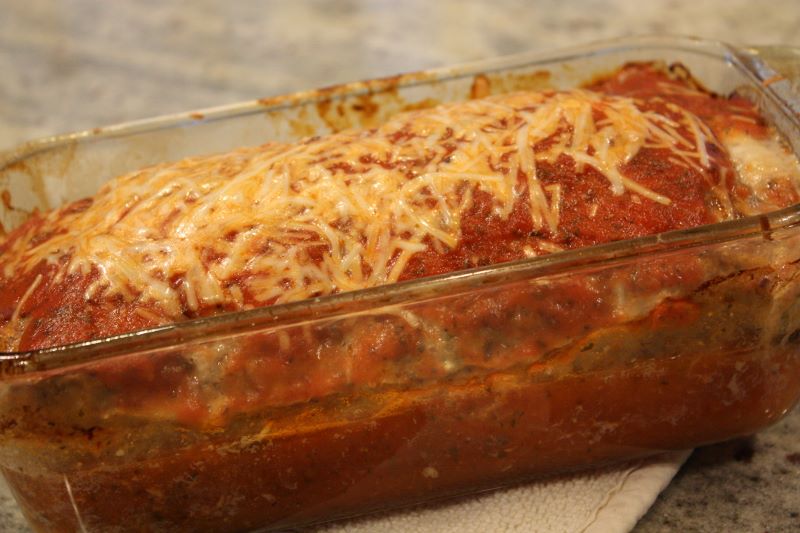pass the peas, please cheese stuffed italian meatloaf