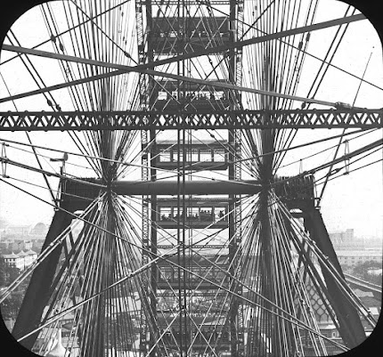 1893 Grand Exhibition. The world's intro to PBR, hot dogs, ice cream cones and the Ferris Wheel.