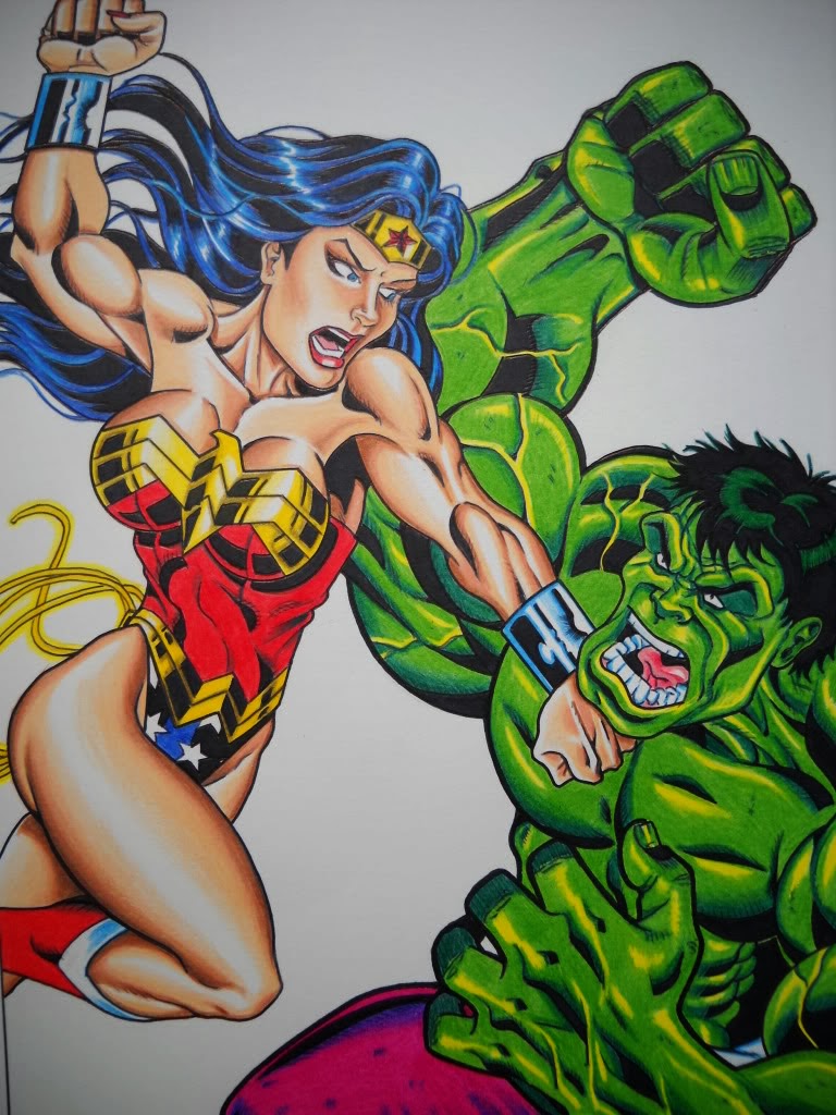 WONDER WOMAN VS HULK wonder woman vs hulk: