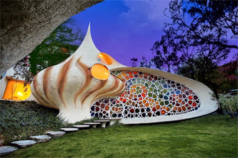 Unique Shell House by Javier Senosiain