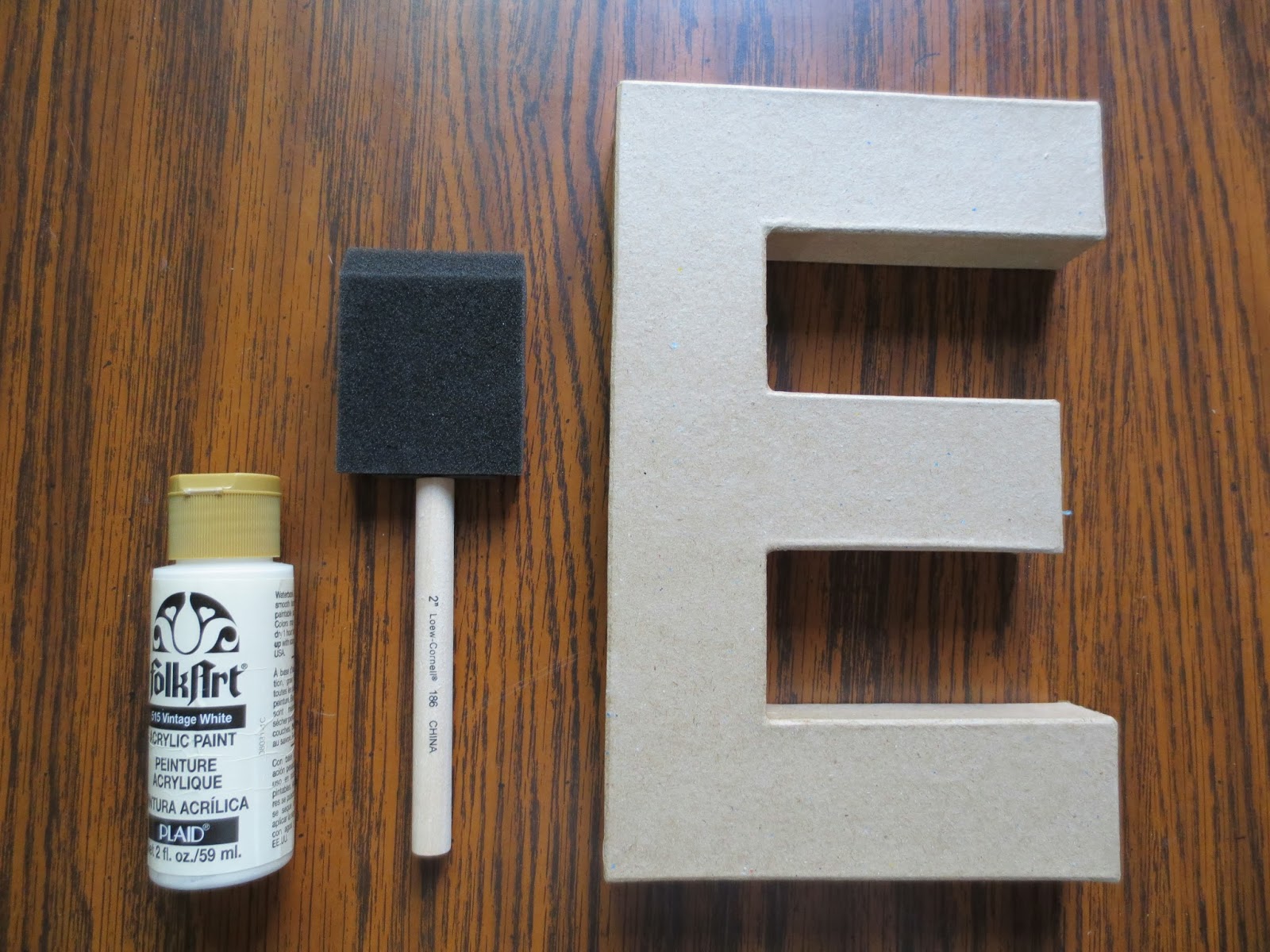 make bake and love Scrapbook Paper Letters for the Nursery