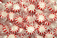 peppermint candy wrapped