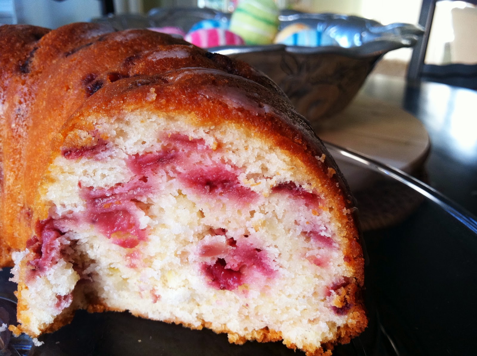 Tupelo Honey Strawberry Lemon Yogurt Cake