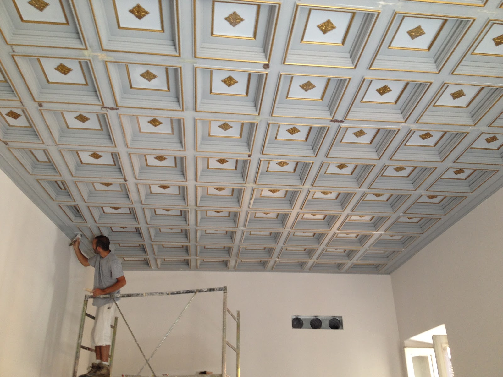 Falegnameria stefano antonacci: soffitto a cassettone