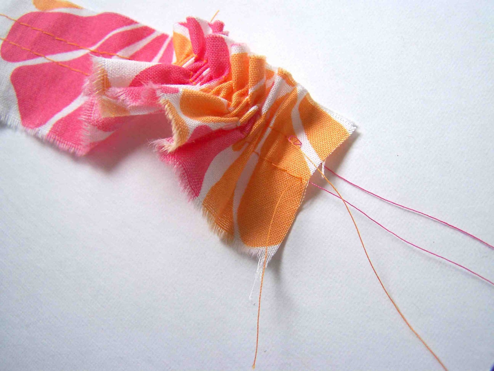 Made by Me. Shared with you. Technique Tuesday Gathering Fabric With