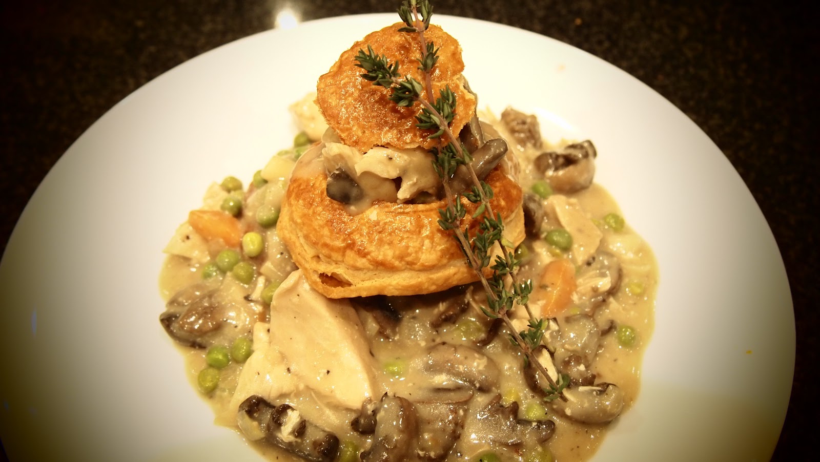 EpiCurious Generations Chicken Vol au Vent with Morels and Truffle Oil