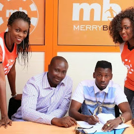 NEWS: Orezi signes mouth watering deal with Merry Bet ( See Photos)