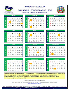 Calendario Epidemiologico 2012