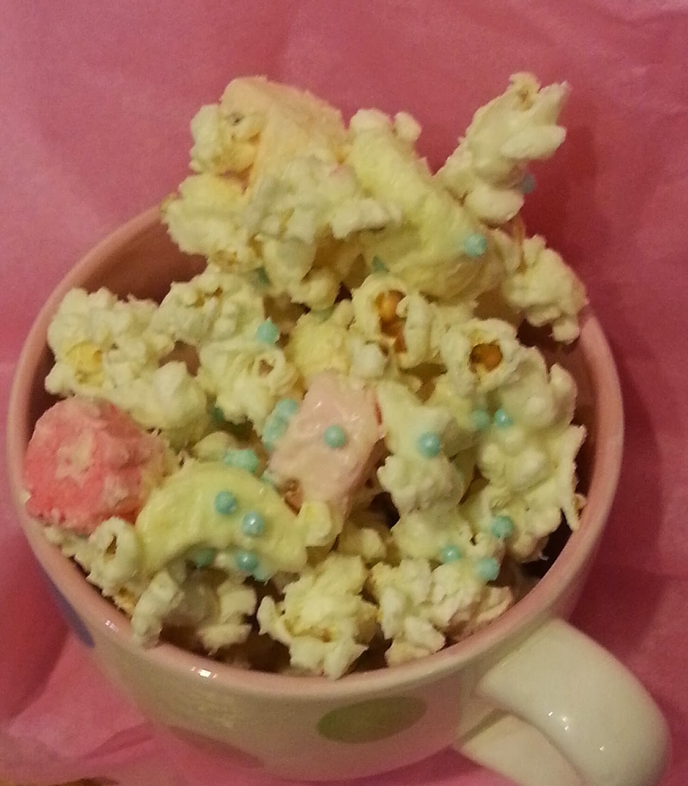 a drop of sweetness Marshmallow Popcorn