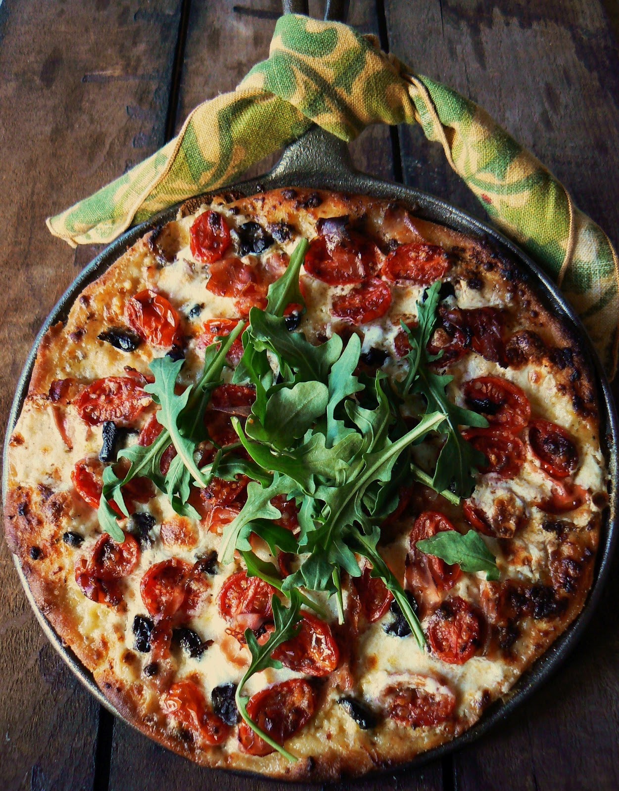 The Brooklyn Ragazza Pesto PLT Skillet Pizza