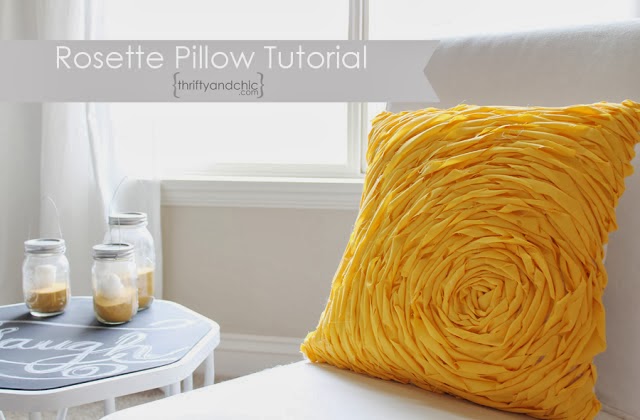 rosette pillow tutorial