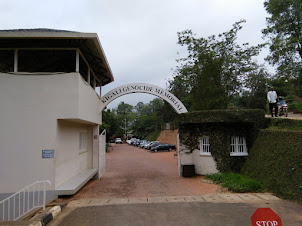 Entrance to Kigali genocide Memorial centre.