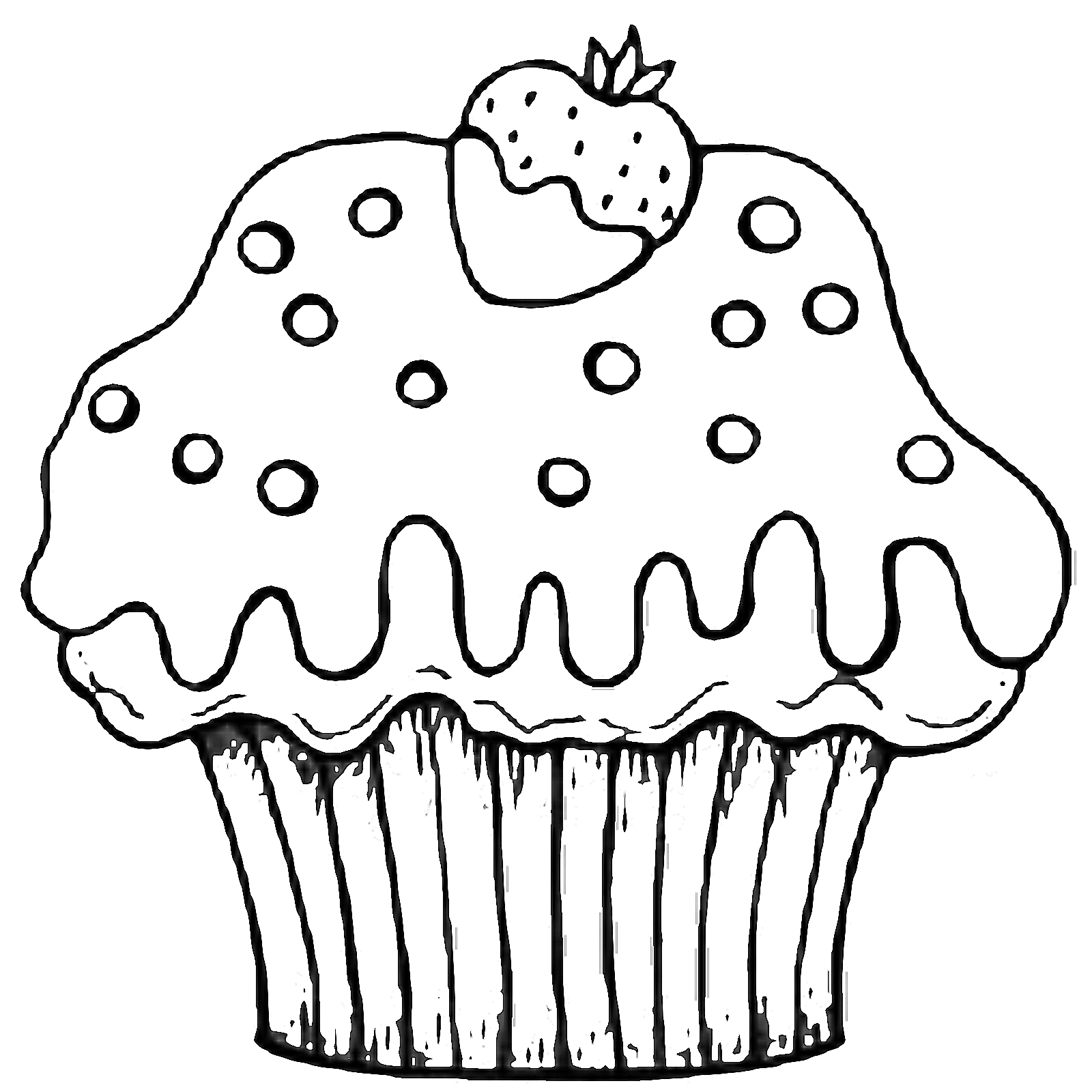 voces cupcakes para colorir