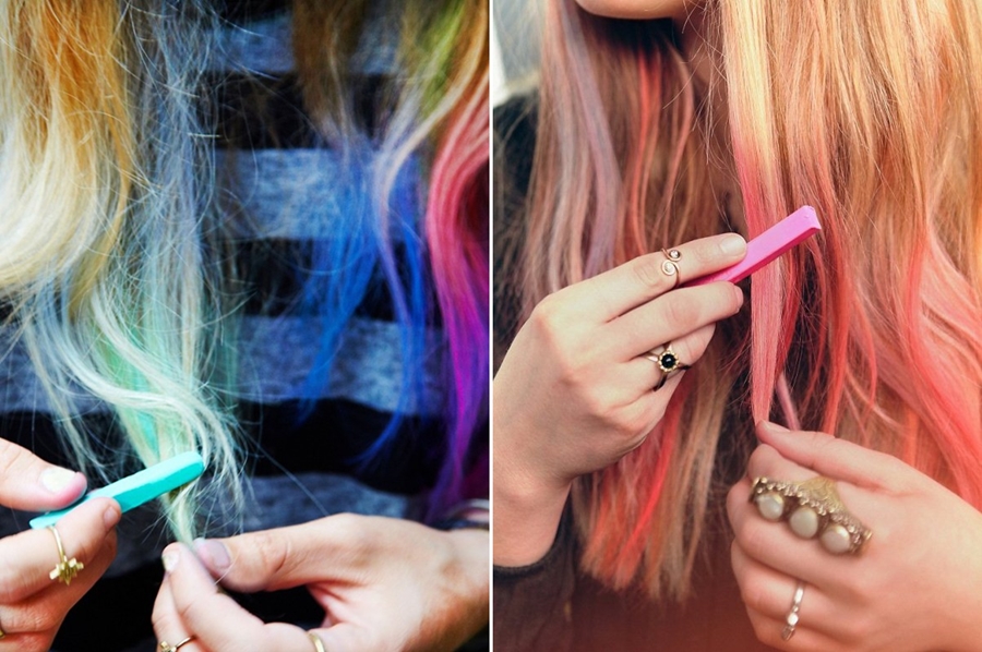 Coisas de mulher by Daiani Molina Hair Chalk , Como fazer mechas