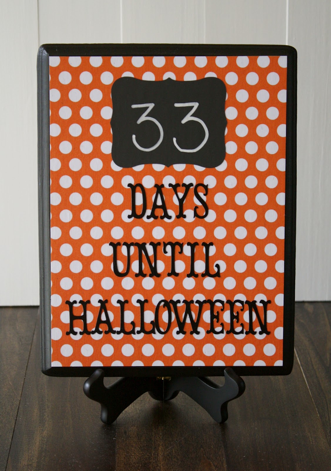 Halloween Countdown Plaque A Diamond in the Stuff