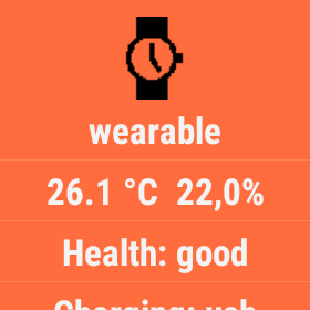 android wearable temperature