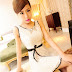 Blus Brokat Putih Renda Hitam