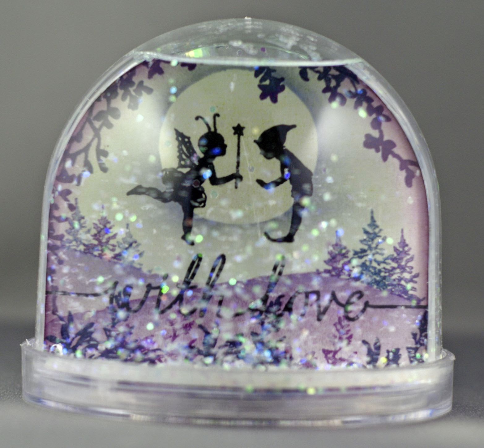 Lynne&rsquo;s Crafty Little Blog: Fairy Sparkle Snow Globe