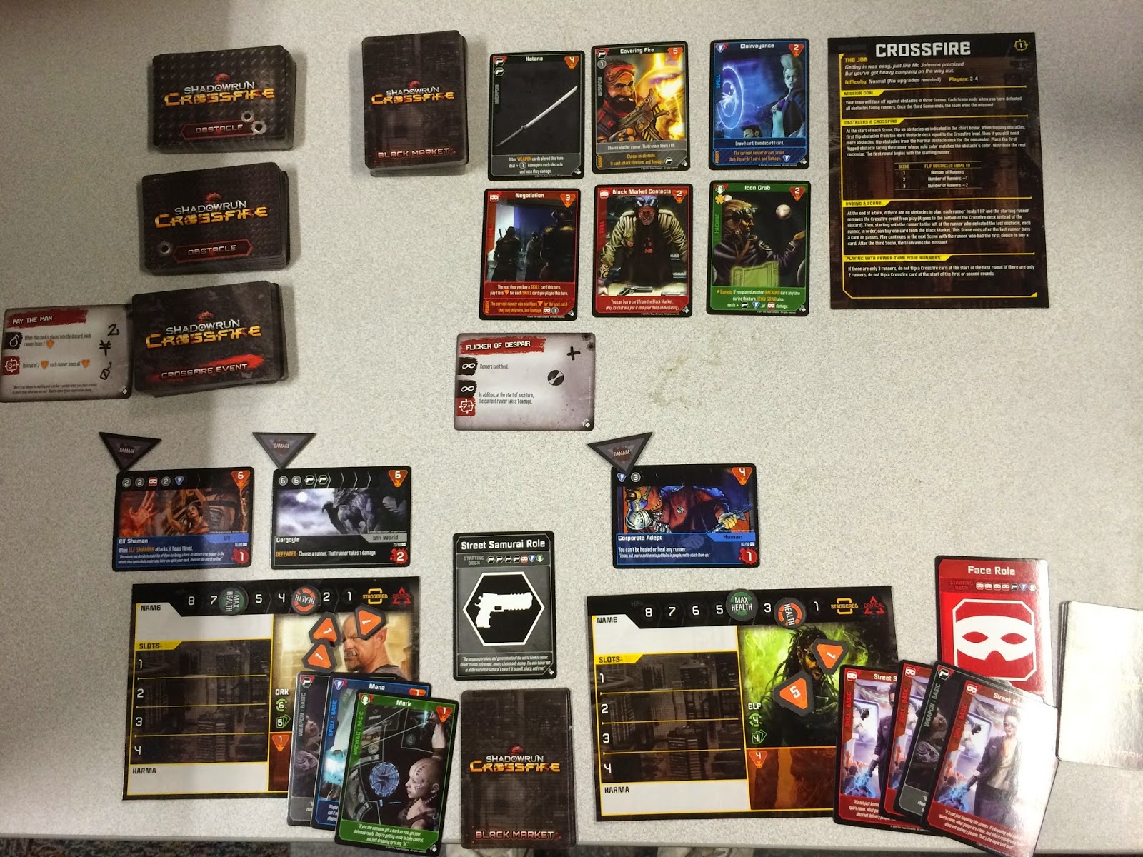 The Nerds' Table Shadowrun Crossfire Deckbuilding in the Streets of