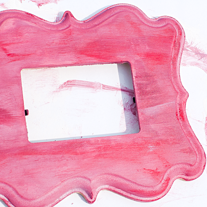 punk projects Mixed Media DIY Painting a Frame