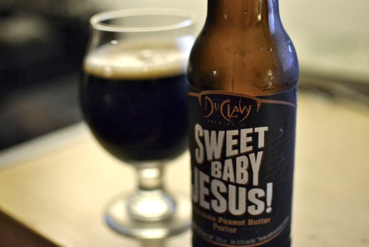 DuClaw Sweet Baby Jesus! Chocolate Peanut Butter Porter Bear