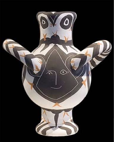 Gros oiseau visage noir - Pablo Picasso