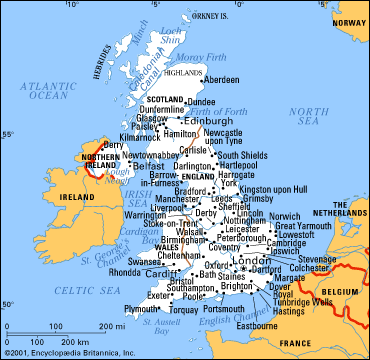 map of uk with cities. map of uk with cities