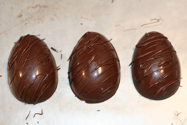 Chocolate Coconut Cream Filled Eggs
