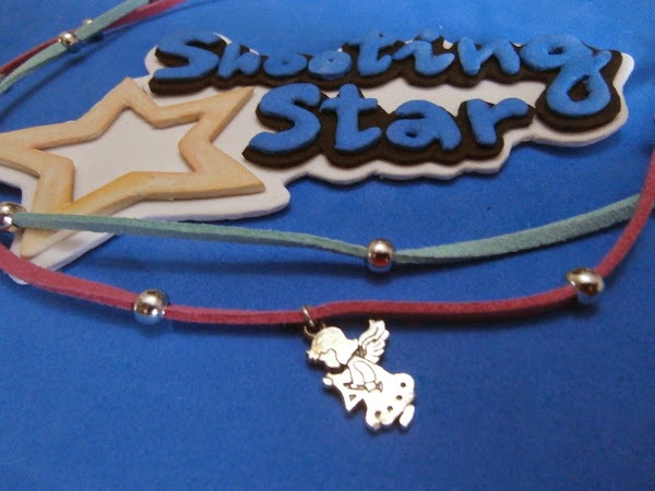 Pulsera/collar de antelina 2 en 1