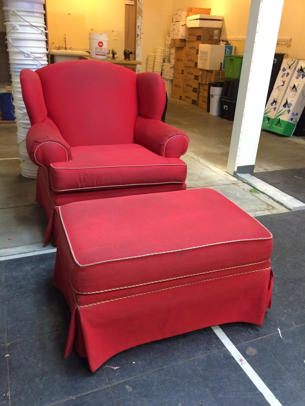 The Sewing Nerd Slipcovers Gingham style