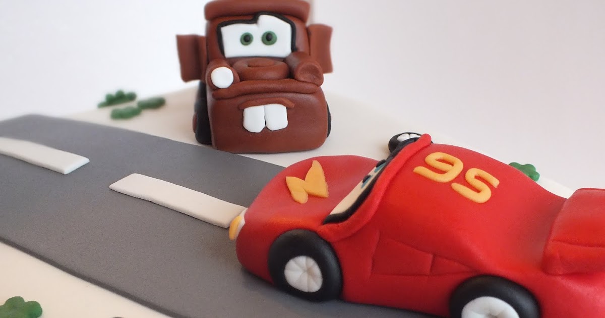 SANAT PASTA Şimşek Mcqueen ve Mater doğum günü pastası