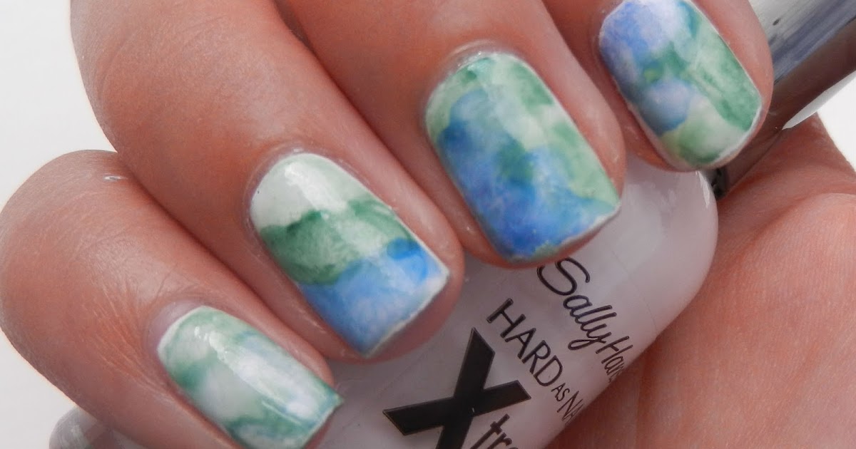 Watercolor Nails - wide 6