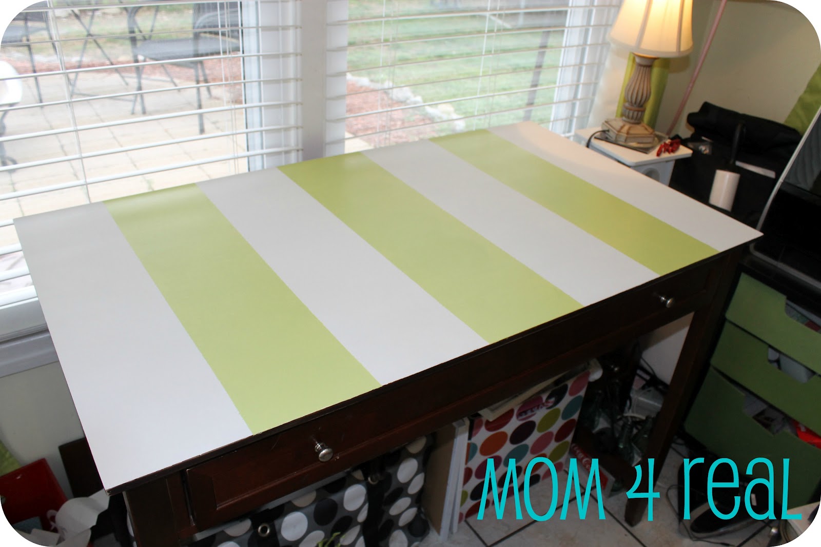 Painted Desk Top Mom 4 Real