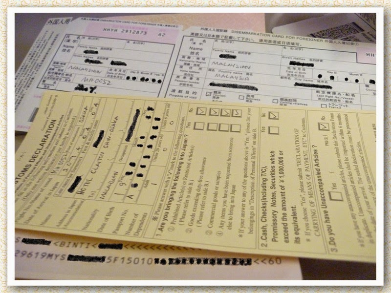 Jari Manis Travel List Spring at Japan Arrival Day (04 April 2014)