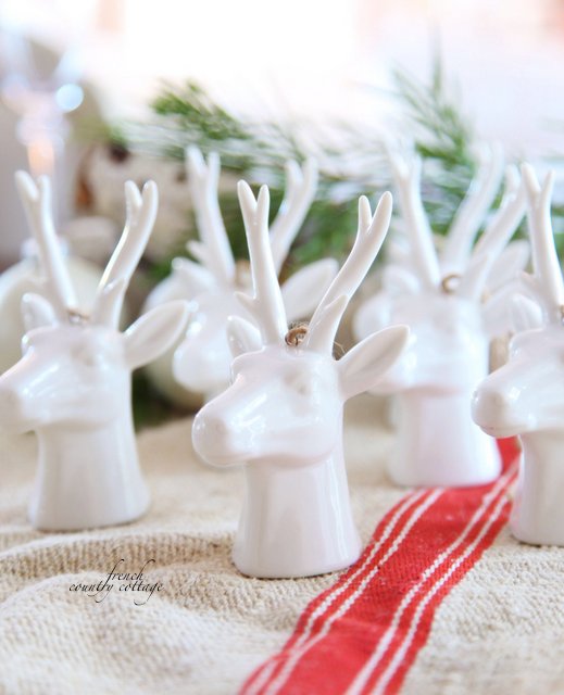 Reindeer place card holders FRENCH COUNTRY COTTAGE