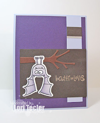 Batty in Love card-designed by Lori Tecler/Inking Aloud-stamps and dies from Paper Smooches