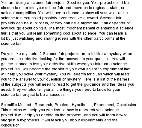 science fair projects research paper best science projects guide the effecs of preservatives science fair projects research paper best science projects guide the effecs of preservatives