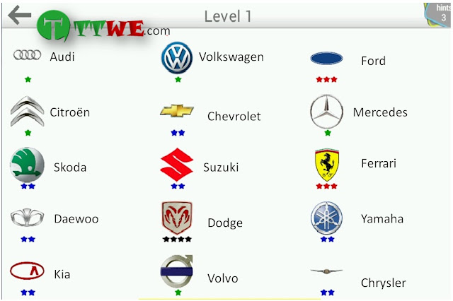 Car Logo Quiz Android Answers