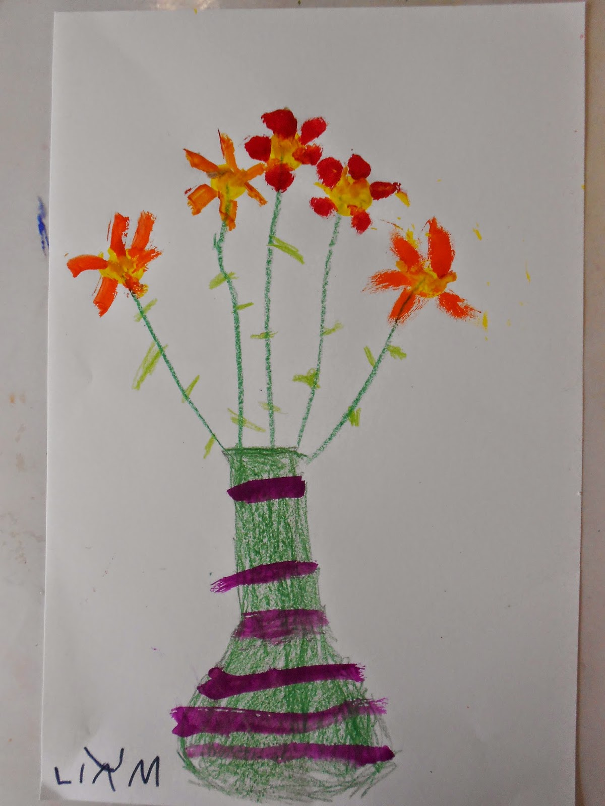 Learn, Explore, Create PreK Flowers in a Vase