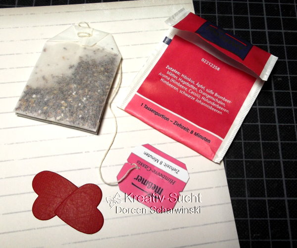 ♥ Kreativ Sucht ♥ Teebeutel mit Liebe verpackt