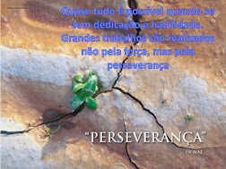 PERSEVERANÇA