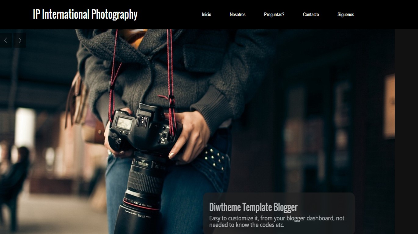 Photography Theme Blogger Template Profesional Responsive Photography Theme Blogger Template Profesional Responsive