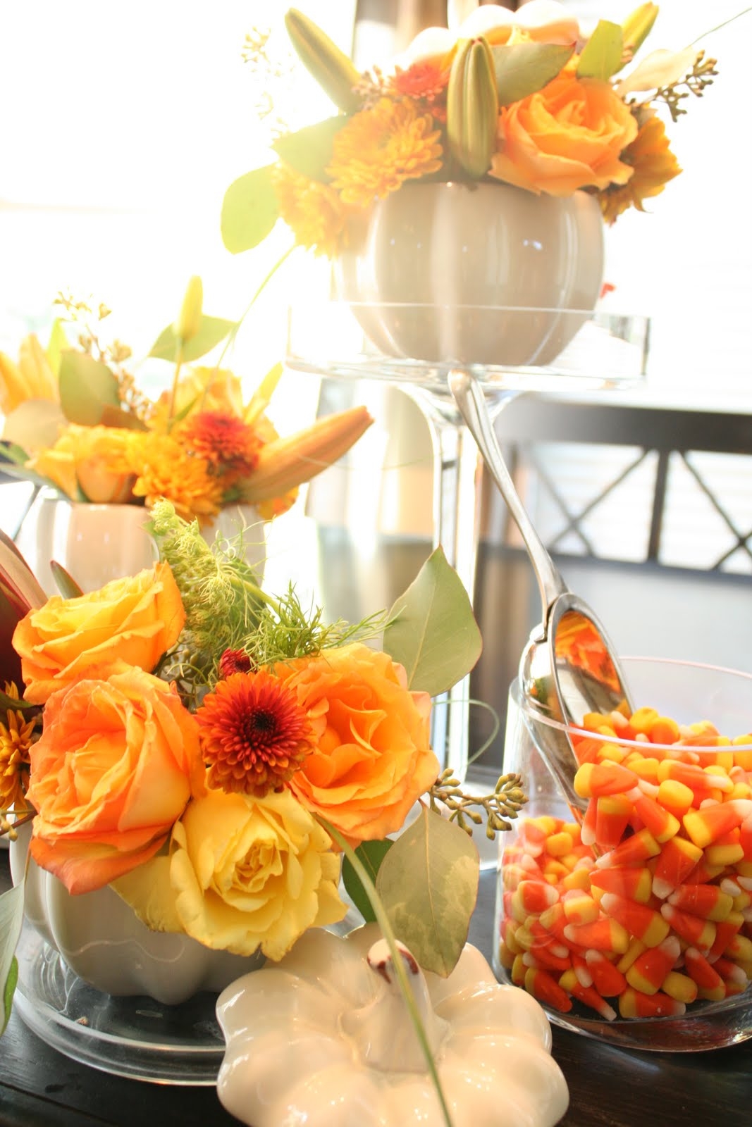 Floreros de vidrio para centros de mesa lodijoella