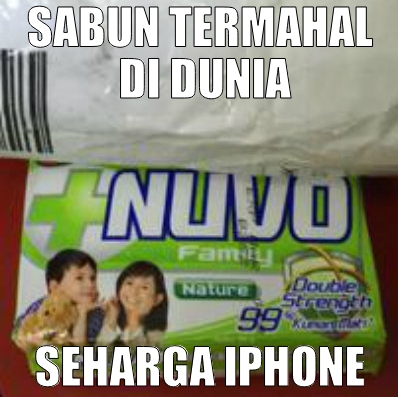 Meme iPhone Sabun Meme iPhone Sabun