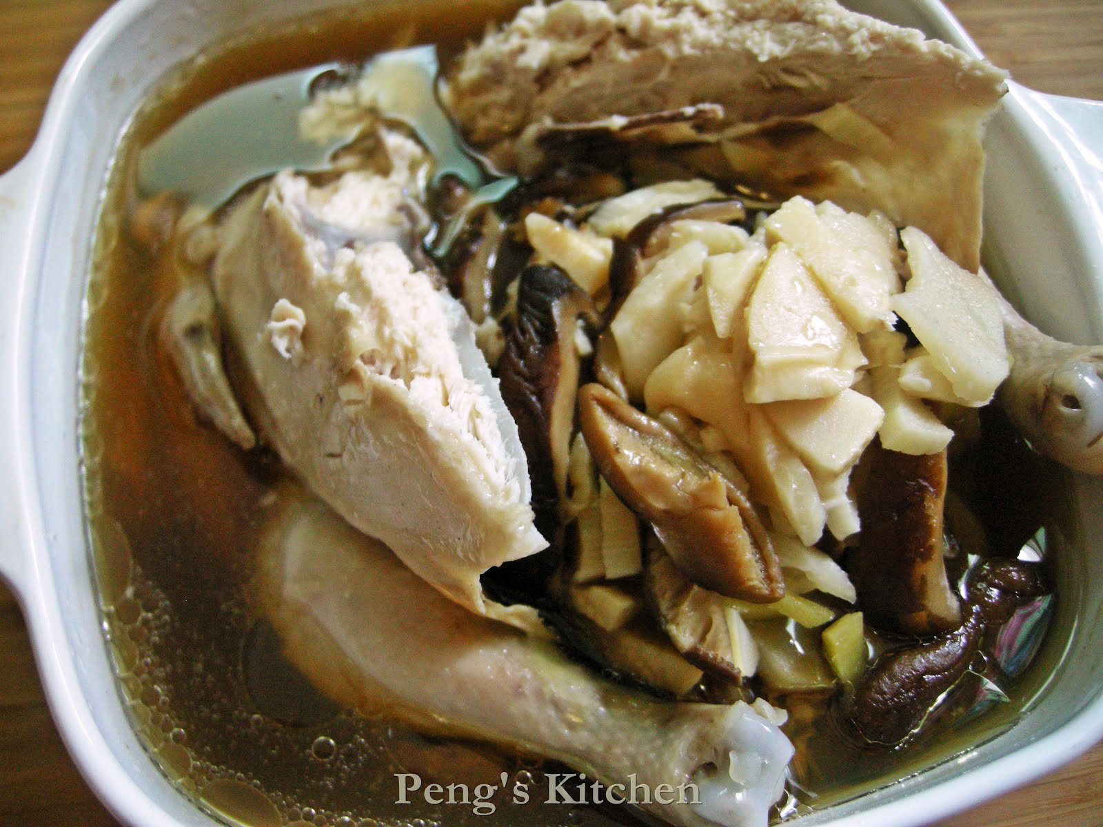 Peng's Kitchen Spring Chicken with Bamboo Shoots & Mushroom