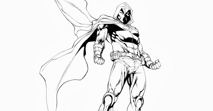 Moon knight coloring pages | Free Coloring Pages and Coloring Books for
