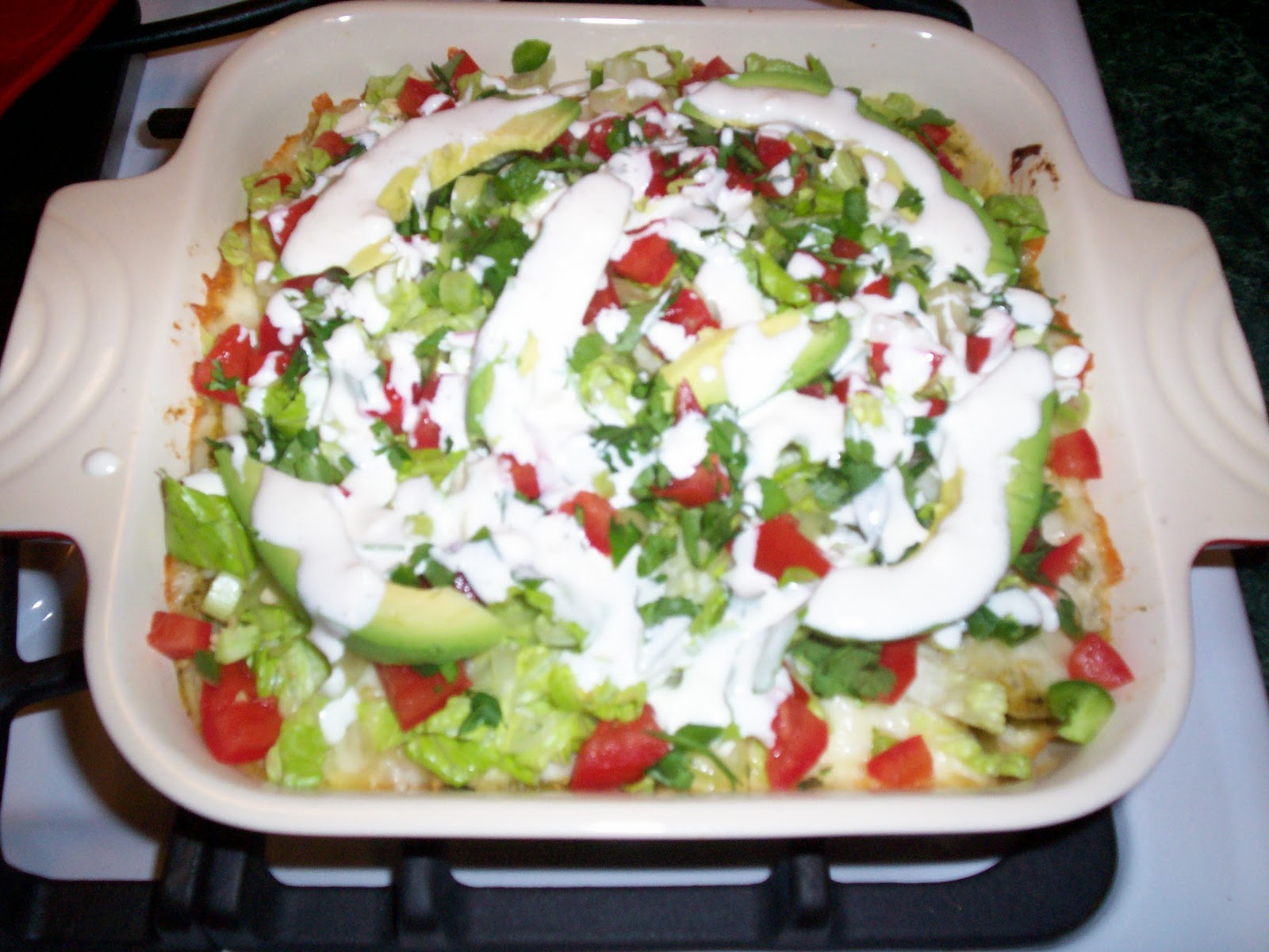 Carla's Kitchen Capers A Gringa Makes Enchiladas Verdes Con Pollo