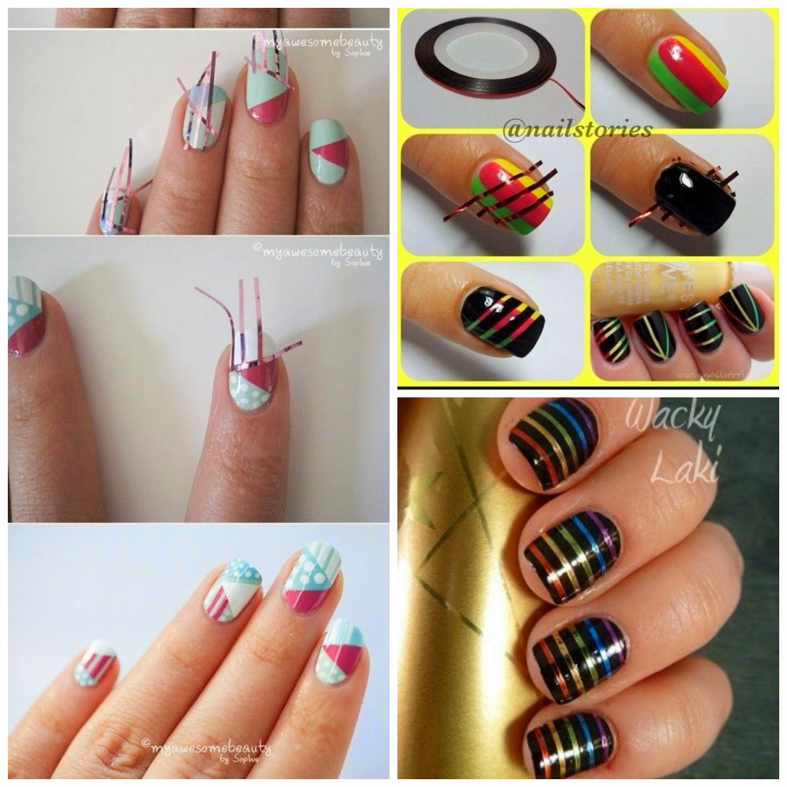 Nail tapes