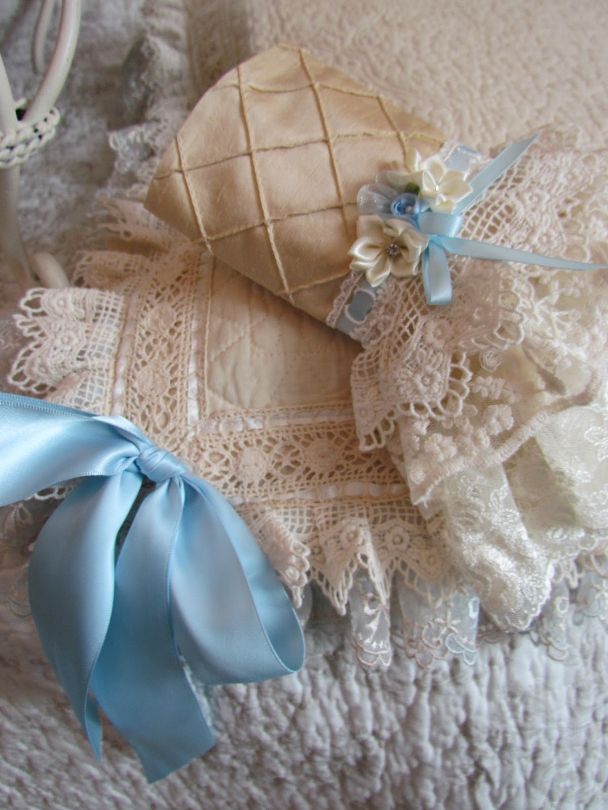 Angela Lace Baby Boy Shower Favours